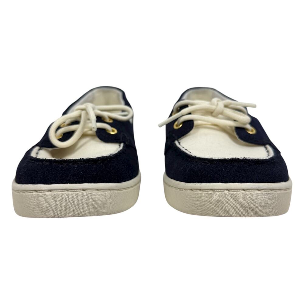 NEW Cole Haan Nantucket Canvas Suede Boat Shoes Midnight Moon Size 8B - Picture 5 of 15